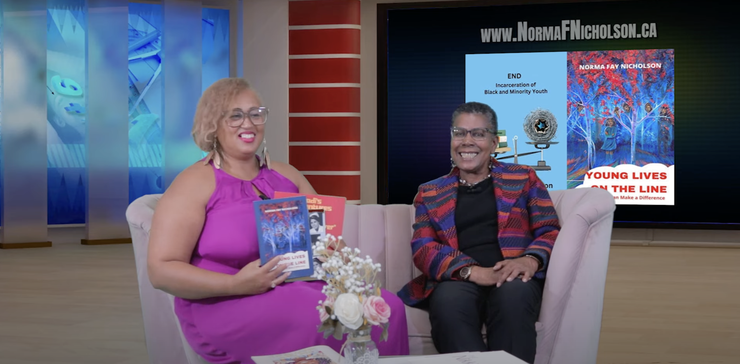 Author Norma Nicholson featured on the Nikki Clarke Show